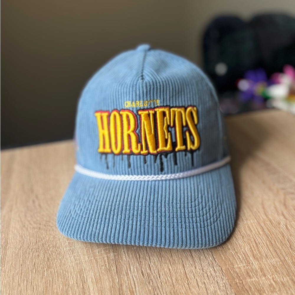 Rare NBA Charlotte Hornets 47 Hitch SnapBack Hat